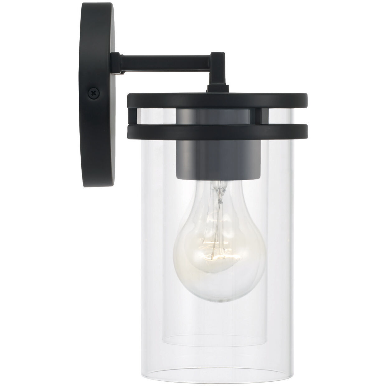 Fuller 2 Light 14.25 inch Matte Black Vanity Light Wall Light