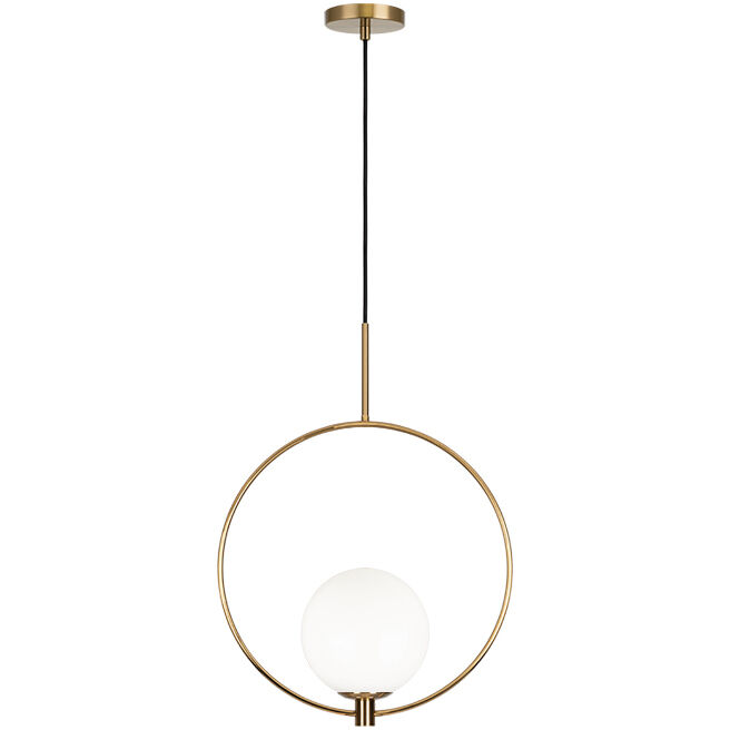 Averley 1 Light 18.13 inch Aged Gold Brass Pendant Ceiling Light