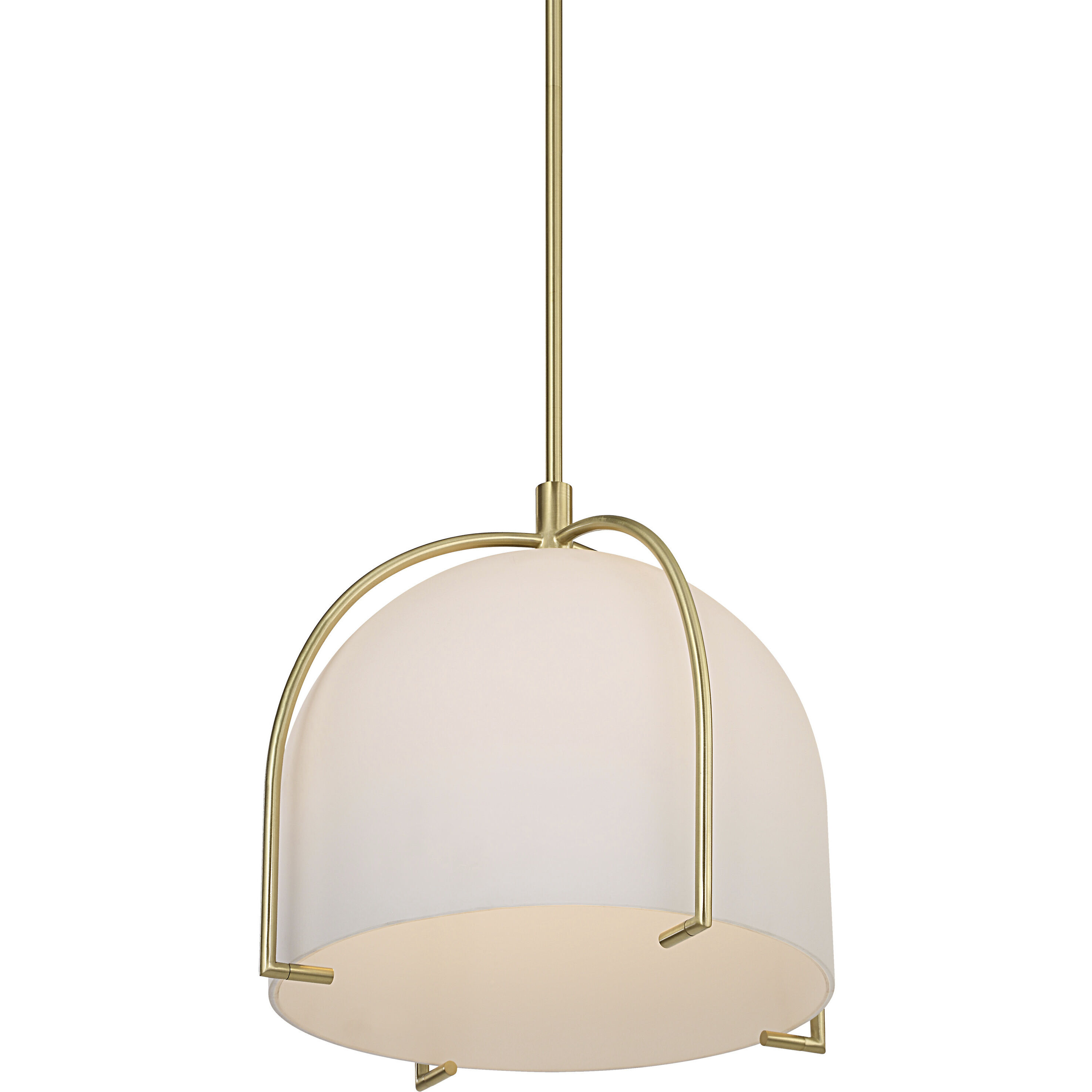 Alicante 1 Light 15.5 inch Milk White Pendant Ceiling Light