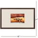 Sailboat Rigging Brown and Black and Blue and Multi Framed Art