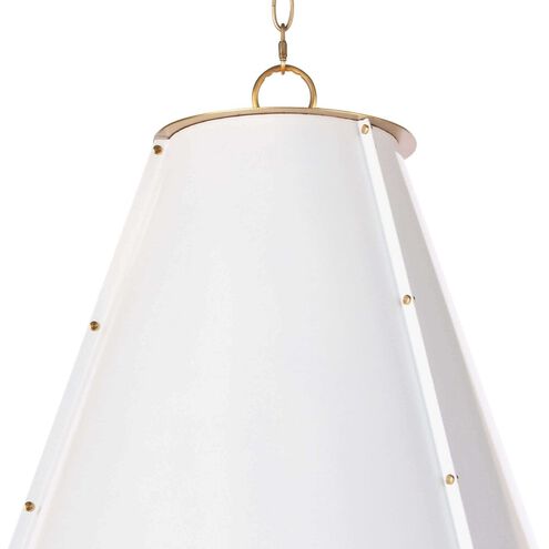 French Maid 3 Light 25.5 inch White Chandelier Ceiling Light, Large