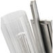 Faceted Sconce Wall Light in Brushed Nickel