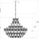 Galahad 12 Light 43 inch Contemporary Silver Leaf and Silver Chandelier Ceiling Light, Large