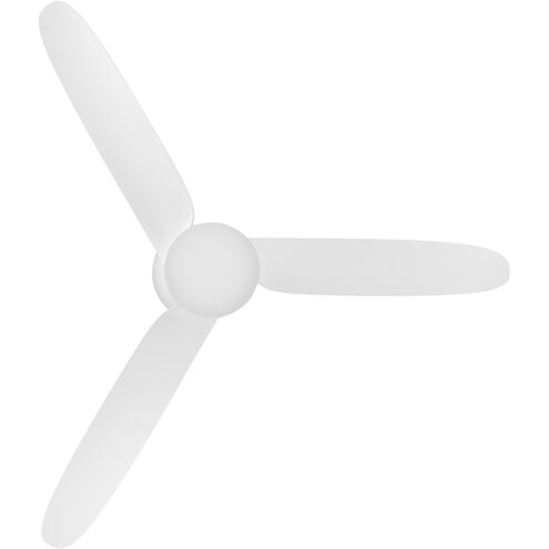 Neo 52 inch Matte White Fan, Flush Mount