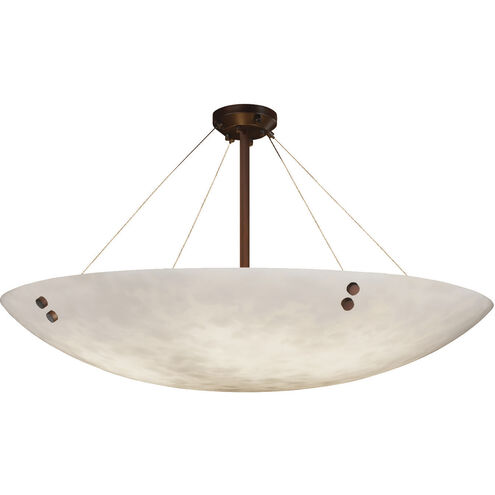 Clouds 12 Light 63 inch Dark Bronze Semi Flush Ceiling Light, Finials Family, Choices