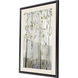 Blue Birch Serenade Gray and Green and Neutral and White Framed Art