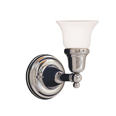 Historic 1 Light 5 inch Polished Chrome Bath And Vanity Wall Light in 341 