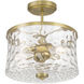 Clarvyn 2 Light 12.00 inch Semi-Flush Mount