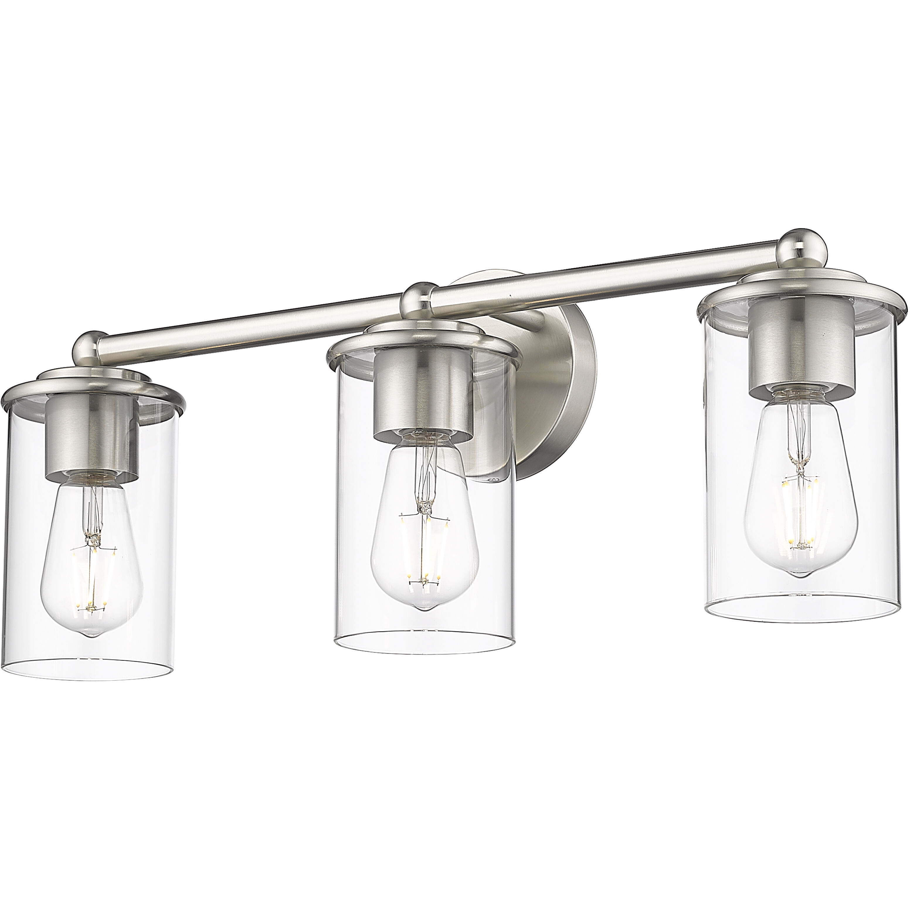 Thayer 3 Light 22.5 inch Brushed Nickel Vanity Wall Light