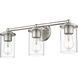 Thayer 3 Light 22.5 inch Brushed Nickel Vanity Wall Light