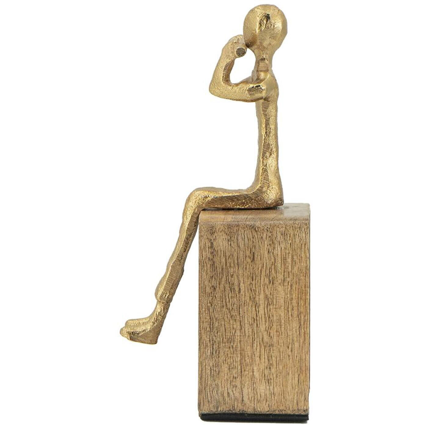 Musician Gold and Natural Figurine