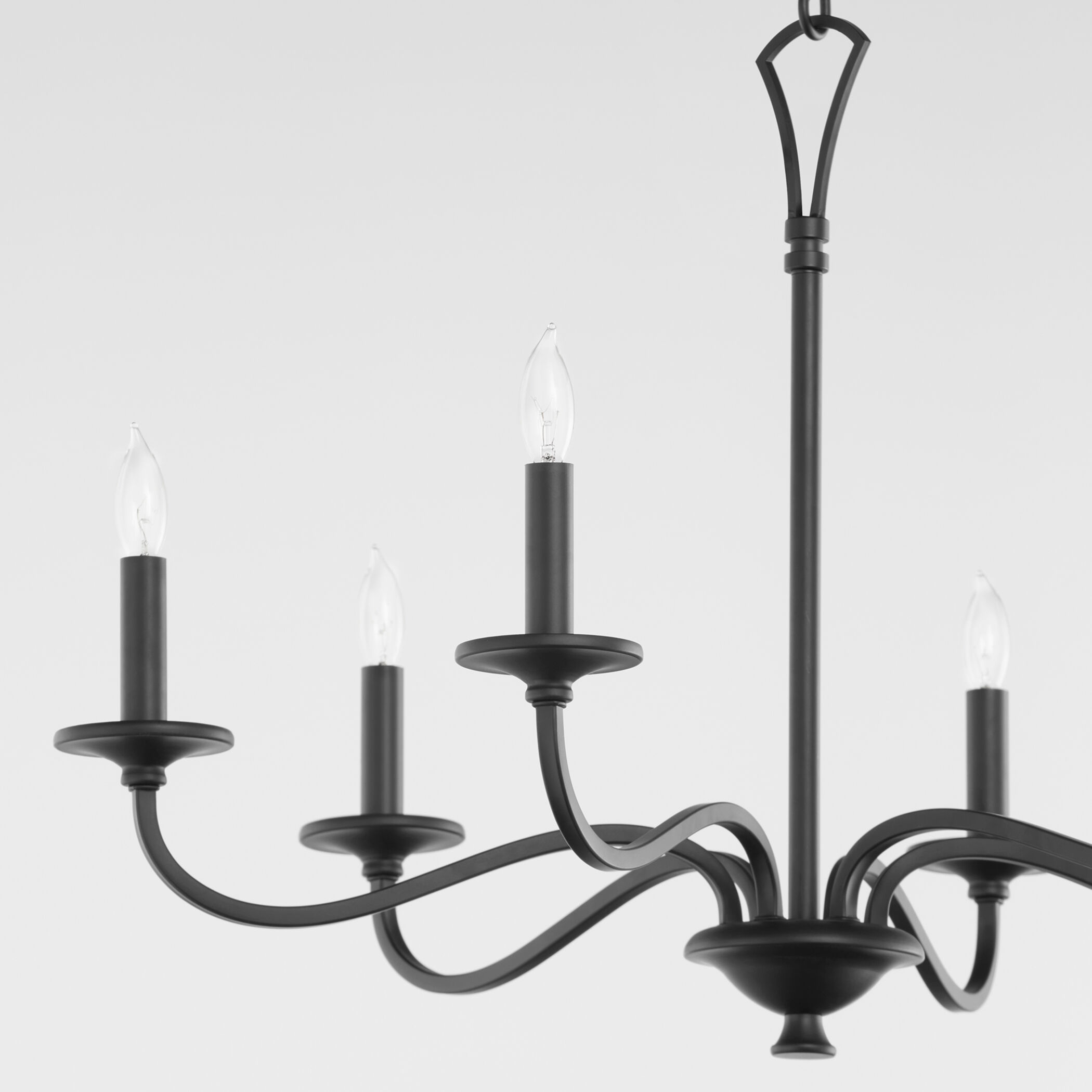 Maryse 9 Light 37 inch Matte Black Chandelier Ceiling Light