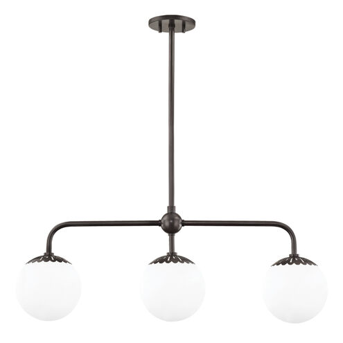 Paige 3 Light 37 inch Old Bronze Pendant Ceiling Light