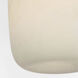Kelly Wearstler Formosa LED 5.25 inch Alabaster and Polished Nickel Elongated Flush Mount Ceiling Light