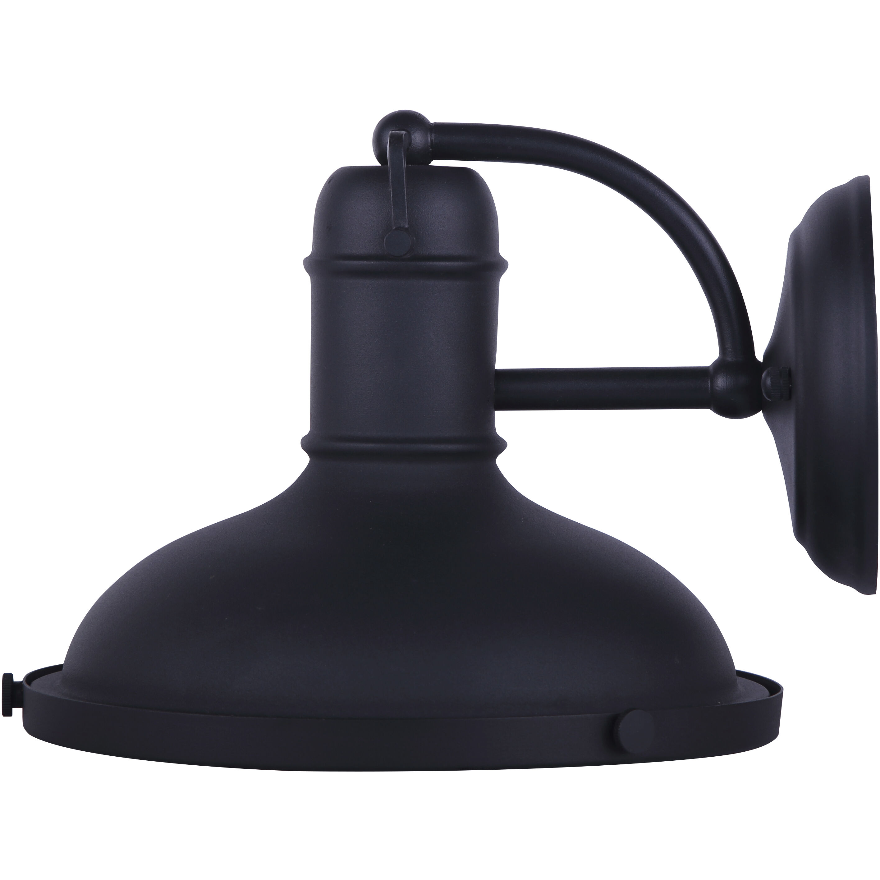 Madison 1 Light 7 inch Black Outdoor Downlight