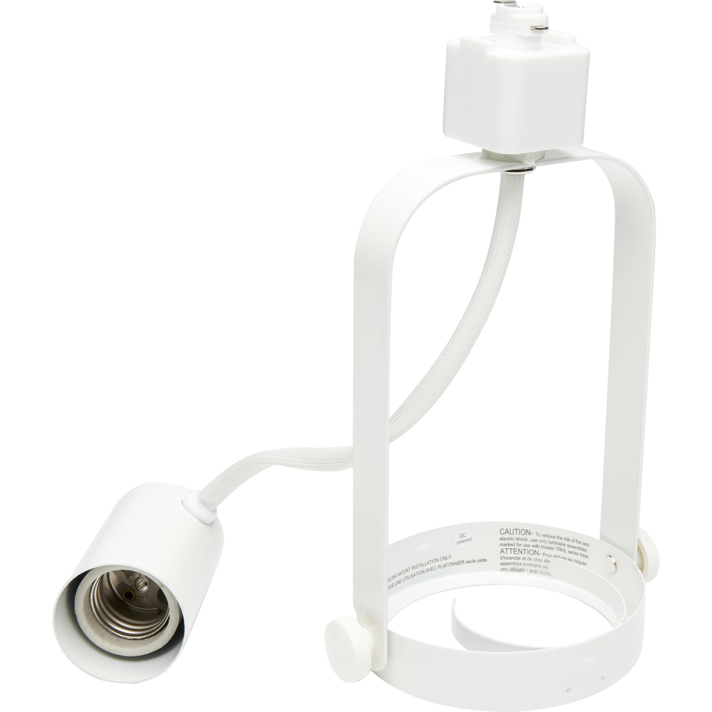 Brentwood 3 Light 120V White Track Lighting Ceiling Light