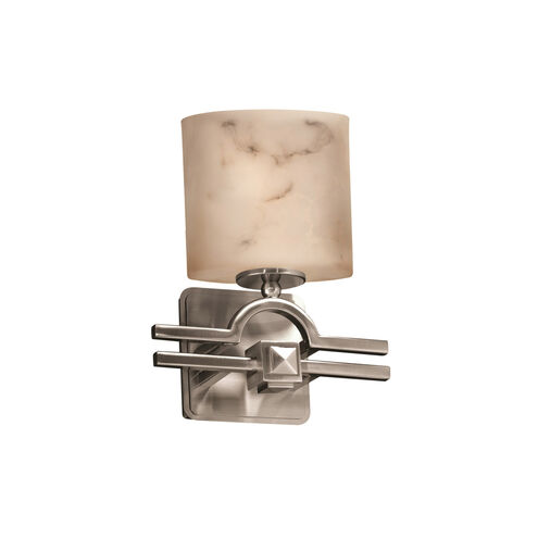 LumenAria 9 inch Brushed Nickel ADA Wall Sconce Wall Light