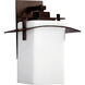 Kirkland 1 Light 13 inch Oiled Bronze Outdoor Wall Lantern