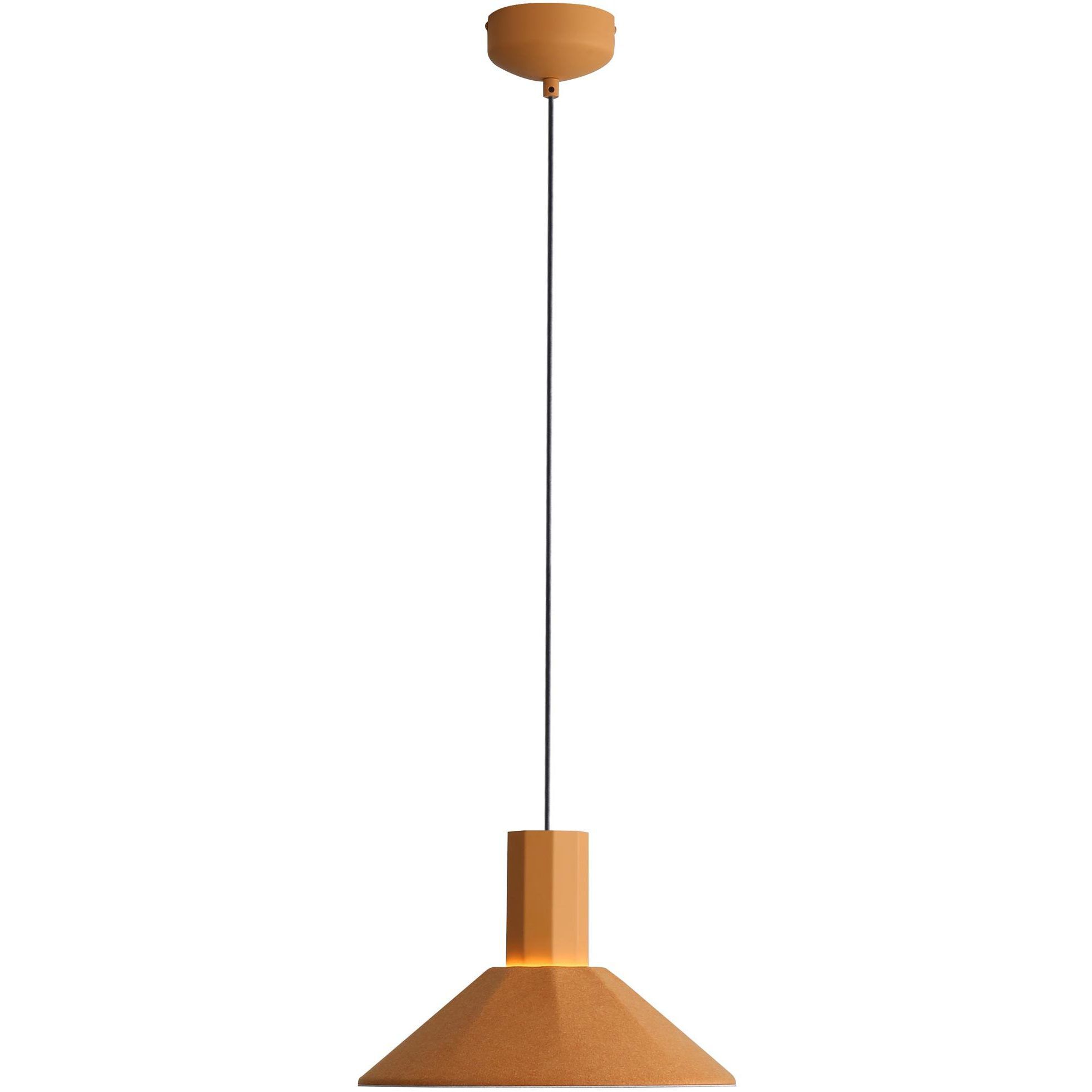 Faroe Pendant Ceiling Light in Earth Yellow/Grey