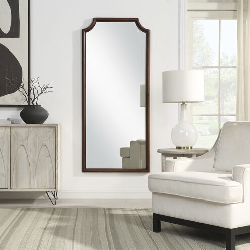 Otara 68 X 30 inch Walnut Wall Mirror