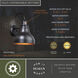Delano Oil Burnished Bronze and Light Gold Outdoor Motion Sensor