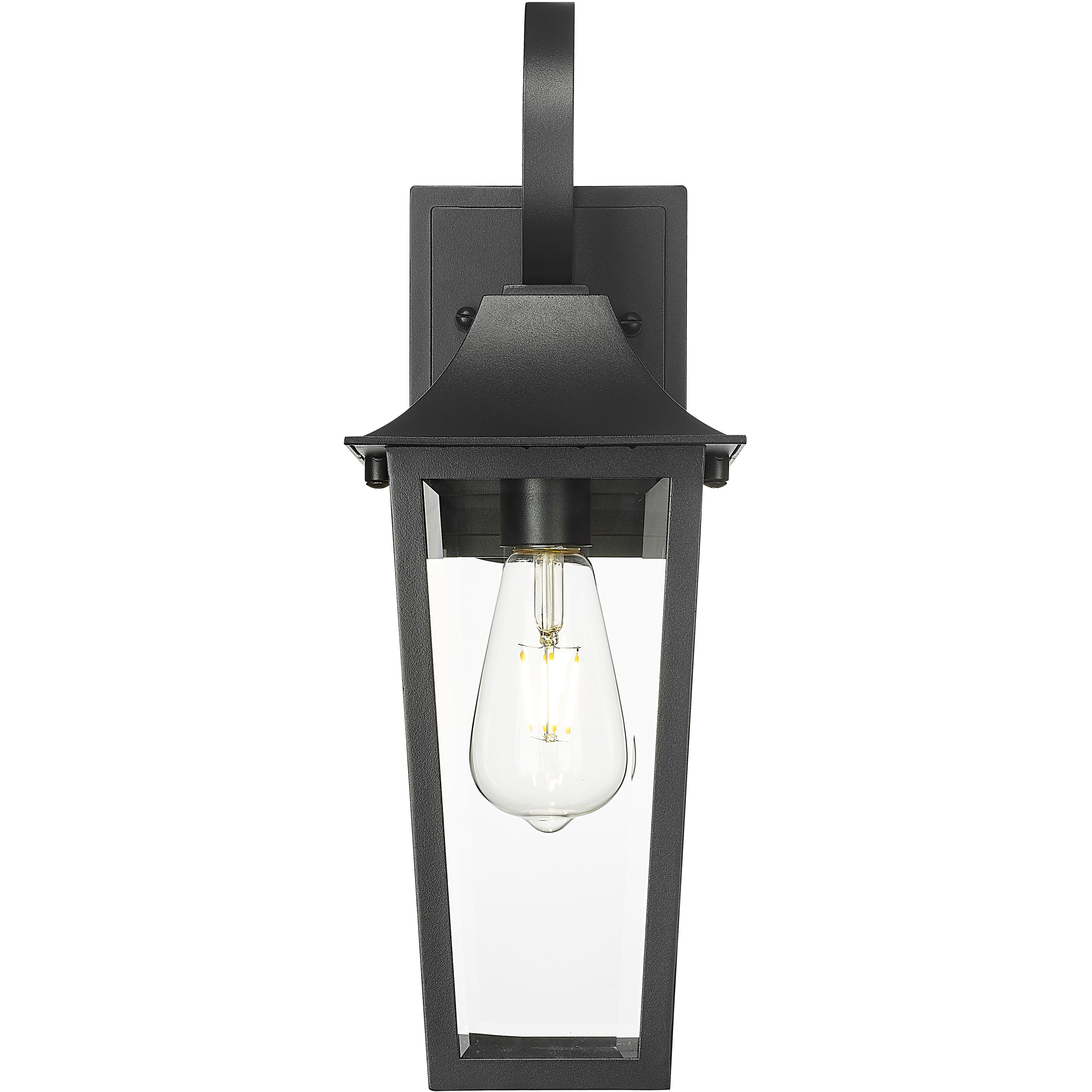 Gannon Outdoor Wall Light in Black, G9