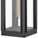 Heritage Sag Harbor Outdoor Wall Mount Lantern in Black, Non-LED