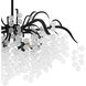 Maple 6 Light 29 inch Earth Black Chandelier Ceiling Light