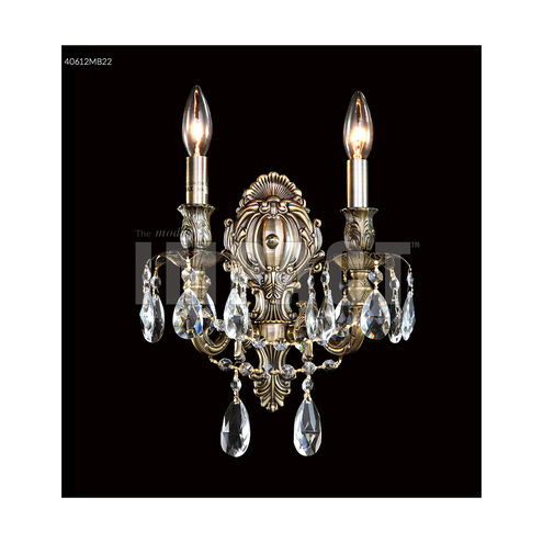 Brindisi 2 Light 11 inch Monaco Bronze Wall Sconce Wall Light