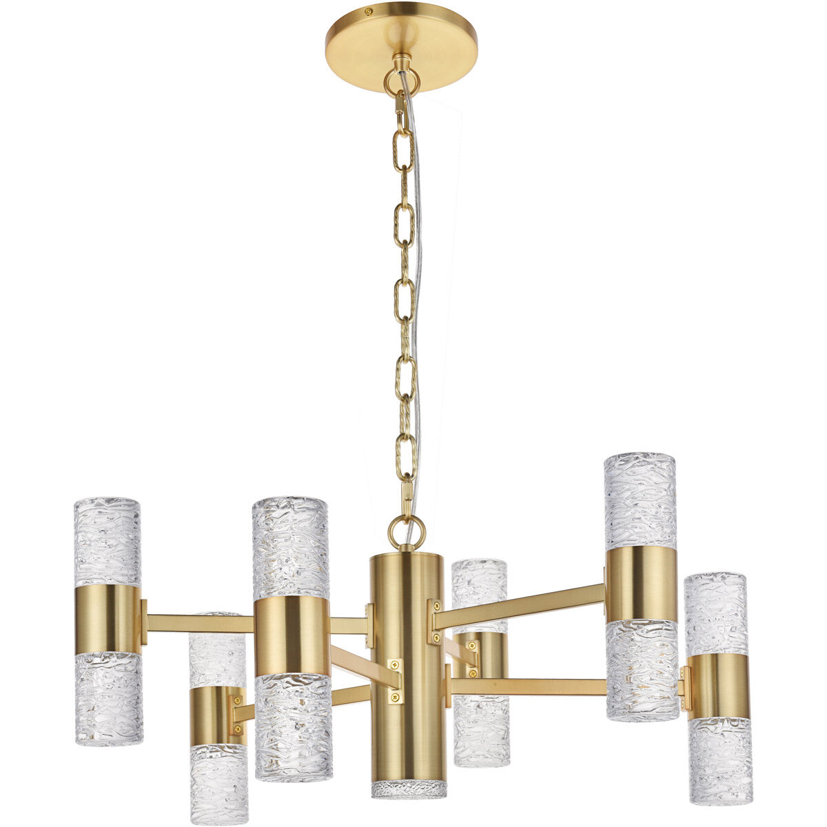 Vega LED 26 inch Gold Pendant Ceiling Light