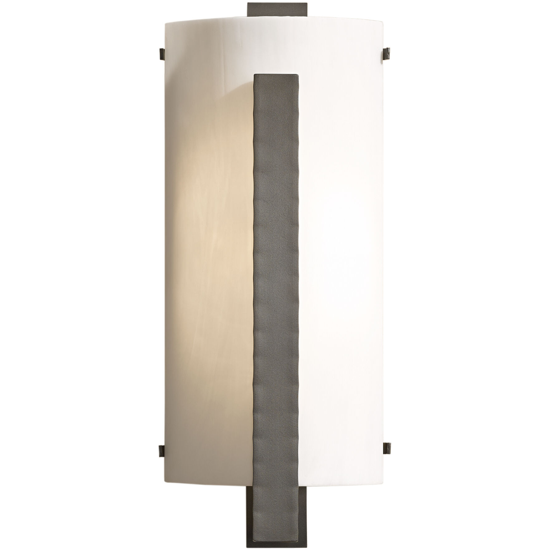 Forged Vertical Bar 2 Light 7.5 inch Dark Smoke ADA Sconce Wall Light