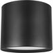 Uma 12 inch Black Semi-Flush Mount Ceiling Light