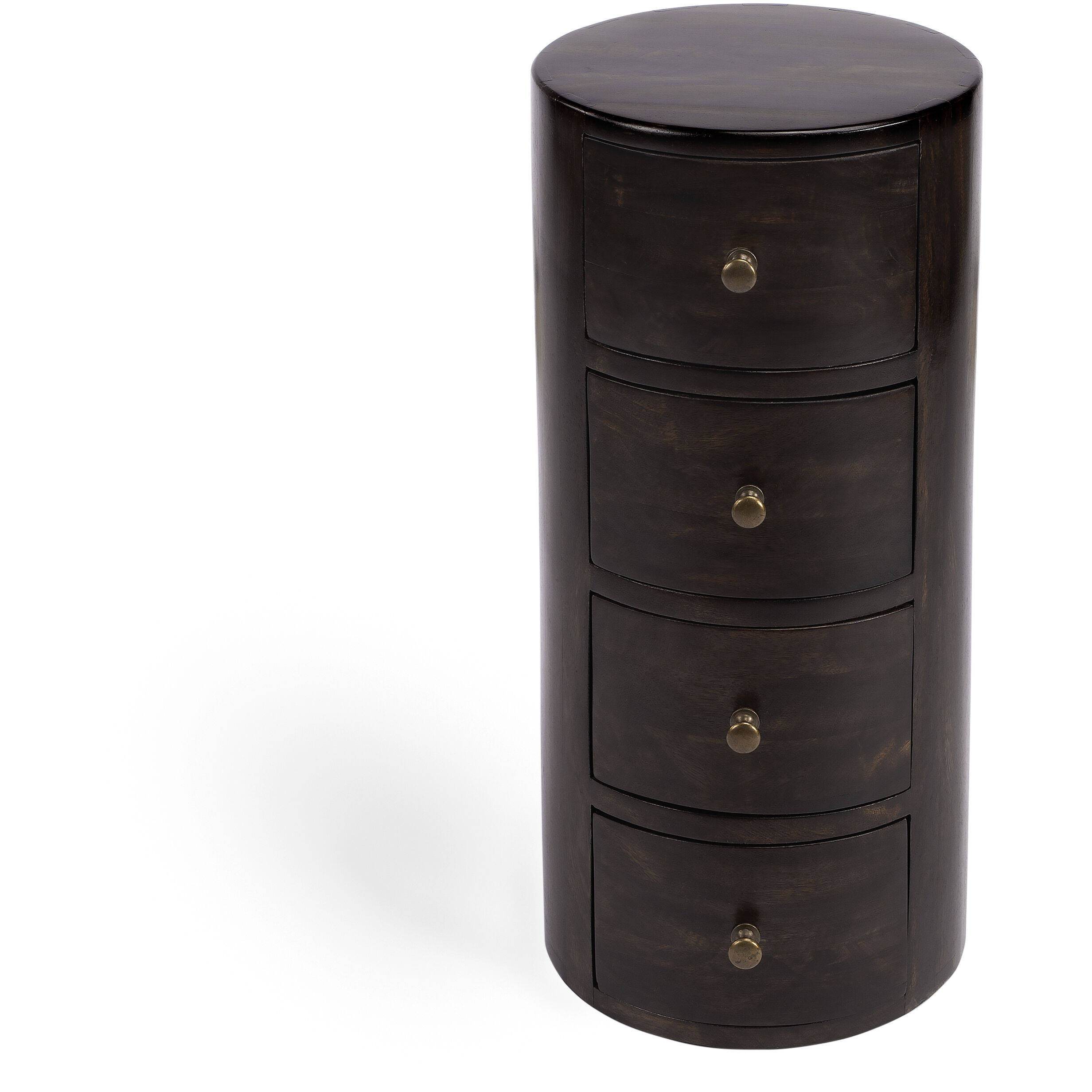 Liam Dark Brown Wood End or Side Table