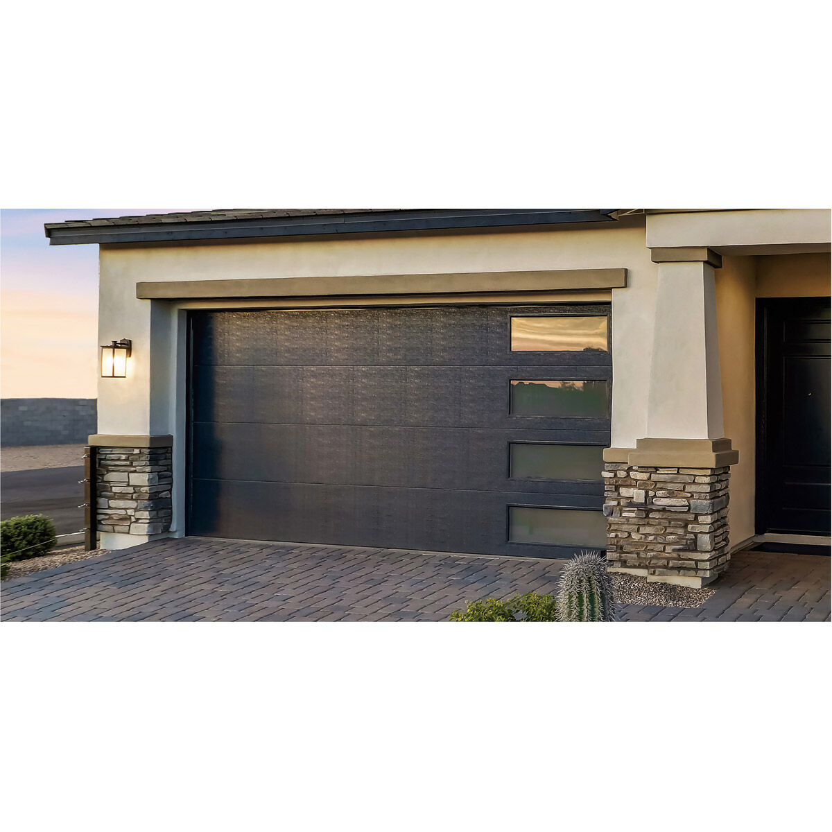 Bungalow 1 Light 18 inch Bronze Outdoor Pole/Post Mount