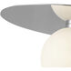 Elixir LED 14.13 inch Chrome Flush Mount Ceiling Light