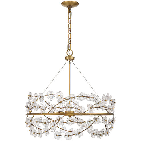 Camille 5 Light 24 inch Warm Brass Chandelier Ceiling Light