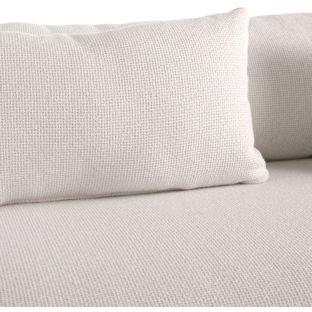 Fargo Shale and Weathered Teak Outdoor Settee