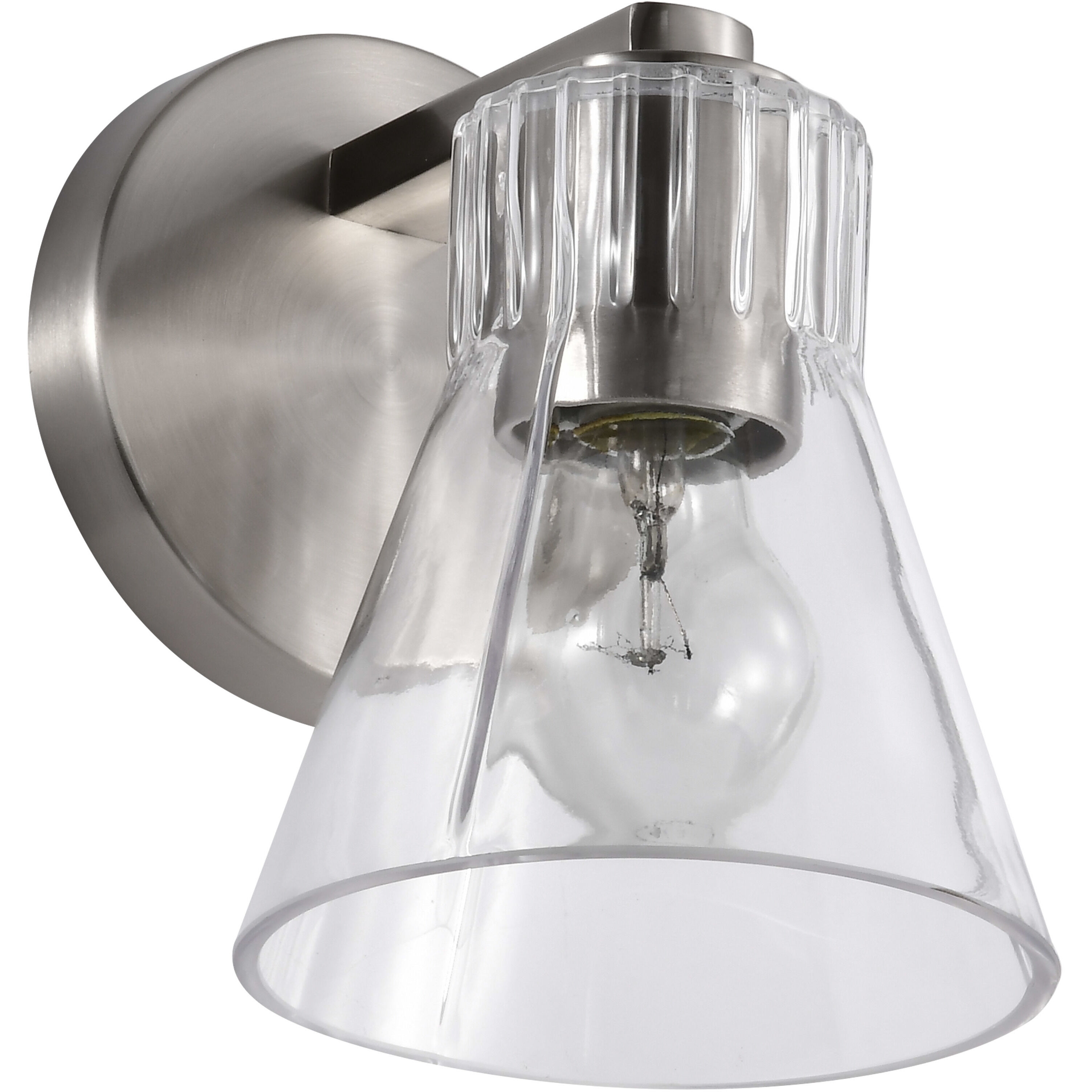 Gianna 5.5 inch Brushed Nickel Vanity Wall Light