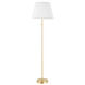 Demi 62 inch 15.00 watt Aged Brass Floor Lamp Portable Light