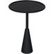 Hiro 24.5 X 17 inch Matte Black Side Table