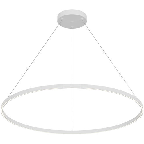 Cerchio LED 47.25 inch White Pendant Ceiling Light