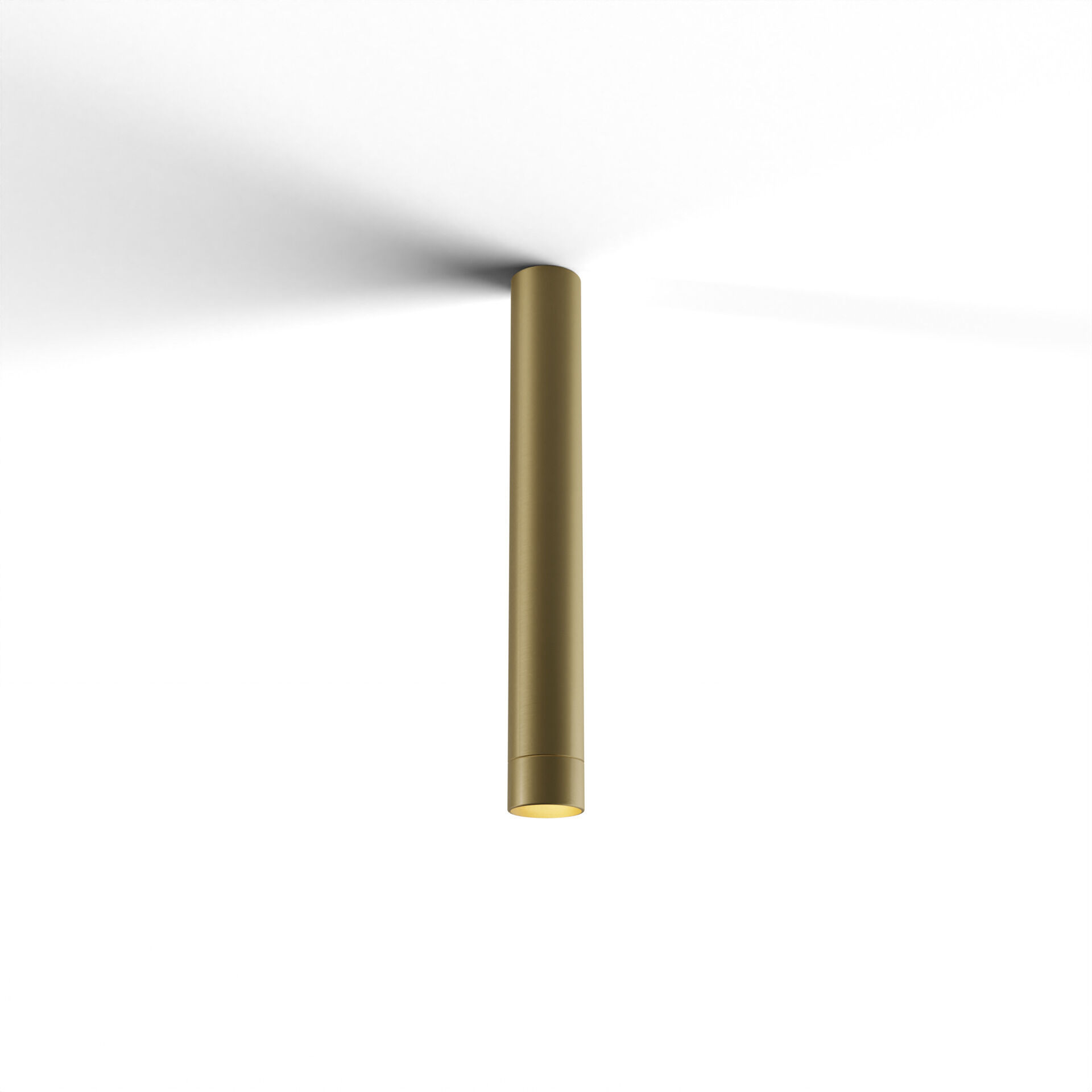 Combi LED 1.5 inch Brass Pendant Ceiling Light, Suspension / Flush Mount 2-in-1