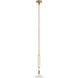 Ray Booth Argo LED 8 inch Antique Brass Pendant Ceiling Light