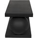 Estelle 62 X 18 inch Matte Black Coffee Table