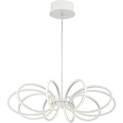 Tela LED 25 inch White Pendant Ceiling Light