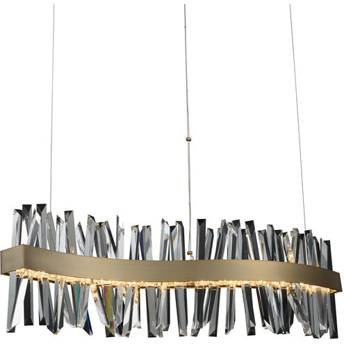 Glacier Island Light Ceiling Light in Brushed Champagne Gold