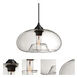 Bana 1 Light Black Cord Pendant Ceiling Light