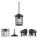 Barrister 1 Light 9 inch Weathered Pewter Outdoor Hanging Lantern