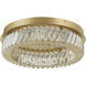 Golden Ratio 1 Light 16.5 inch Satin Gold Flush Mount Ceiling Light