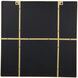 Kye 30 X 30 inch Gold Wall Mirror, Varaluz Casa